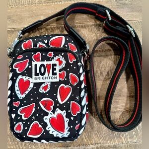 Brighton Hearts A Flutter Utility Crossbody Bag